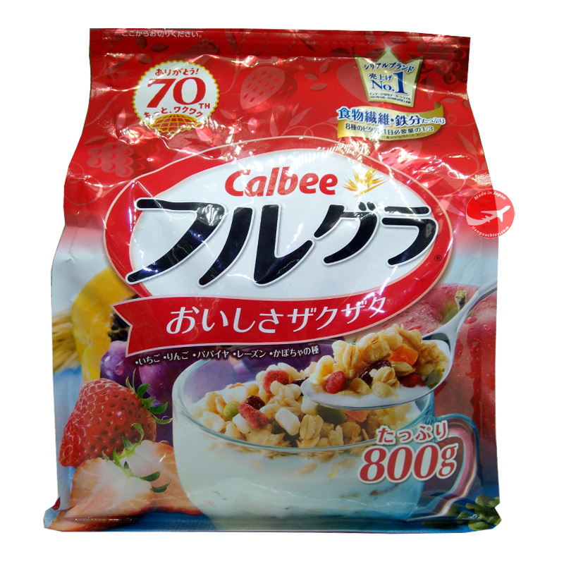 Ngũ cốc trái cây sấy khô Calbee