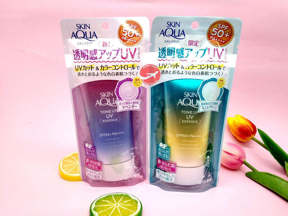 Kem chống nắng nâng tone da Sunplay Skin Aqua Tone Up UV Essence SPF50+ PA++++