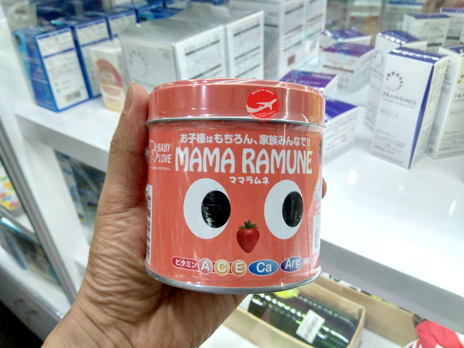 Kẹo cho trẻ biếng ăn Mama Ramune của Nhật