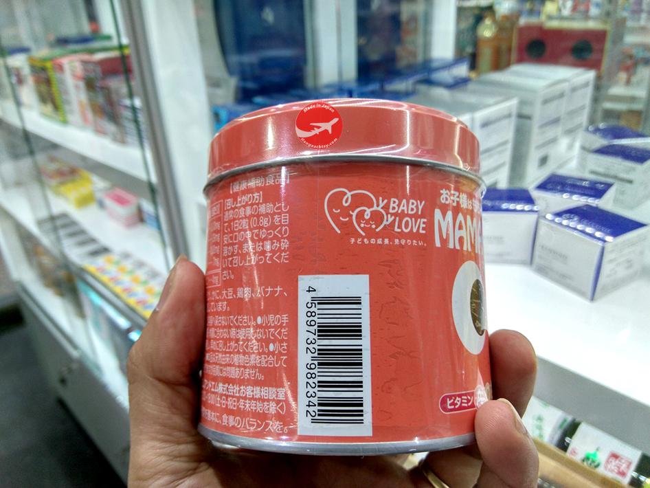 Kẹo cho trẻ biếng ăn Mama Ramune của Nhật