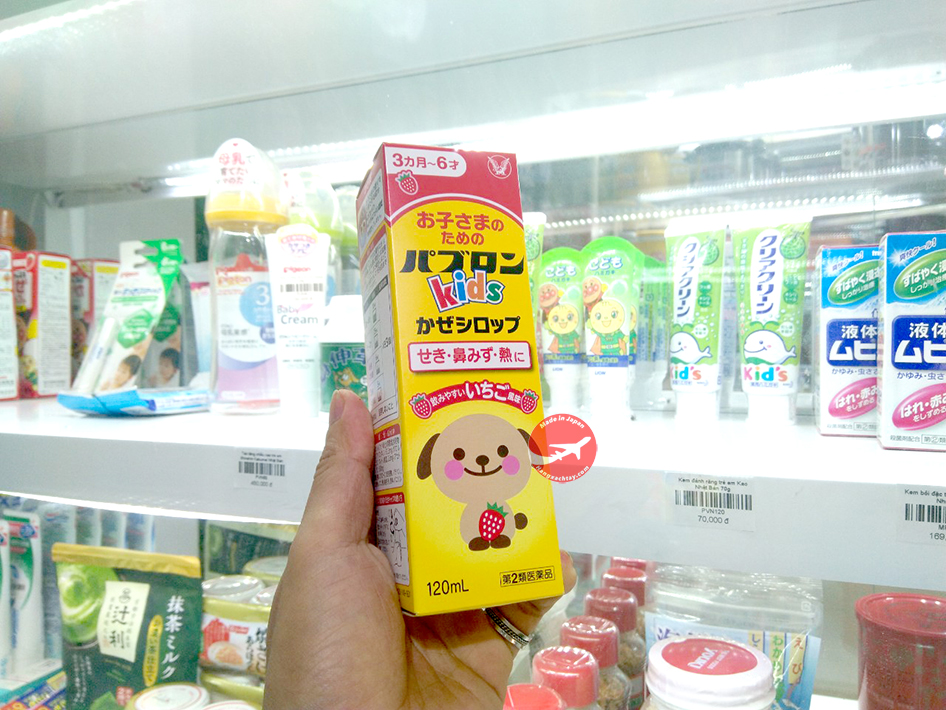 Siro trị ho-cảm-sốt Paburon S 120ml