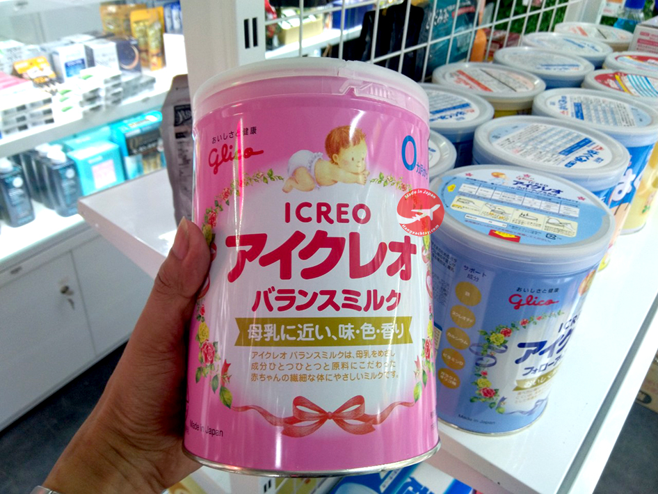 Sữa Glico số 0 Nội Địa Nhật Bản dành cho bé từ 0 - 12 tháng tuổi
