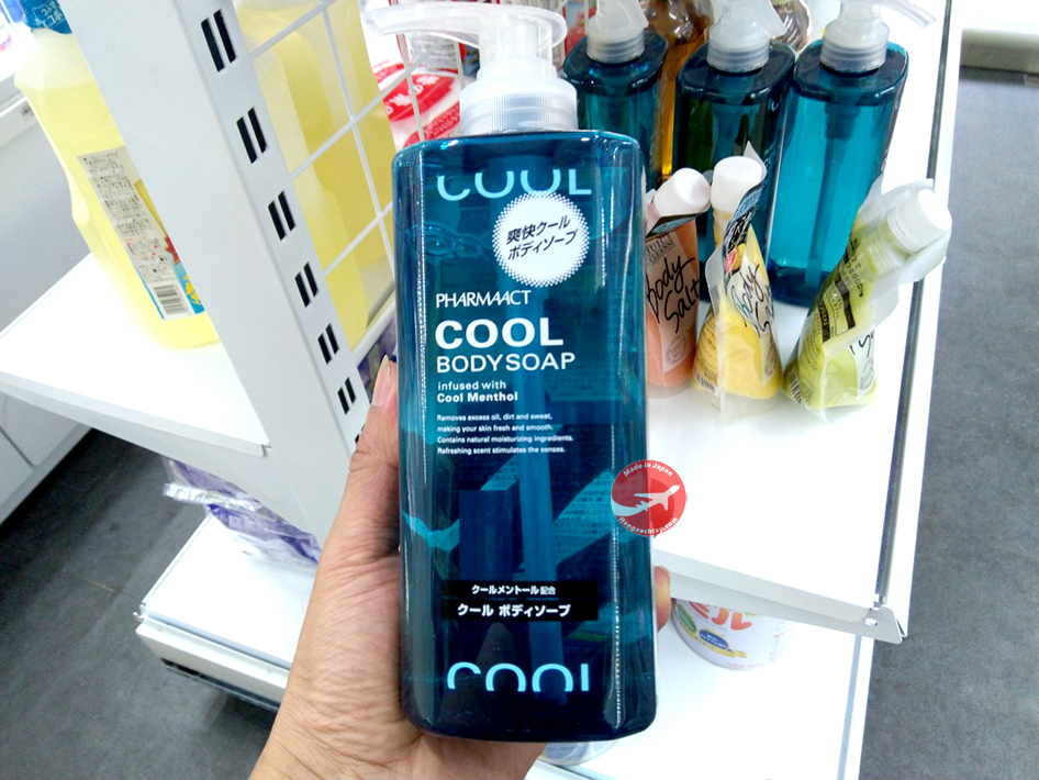 Sữa tắm cho nam Cool Body Soap Pharmaact (Hương bạc hà) - Nhật Bản