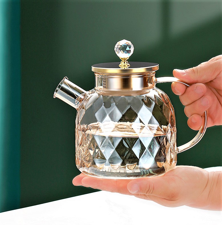 ẤM TRÀ THỦY TINH ZENO ATT40 - 1000ML