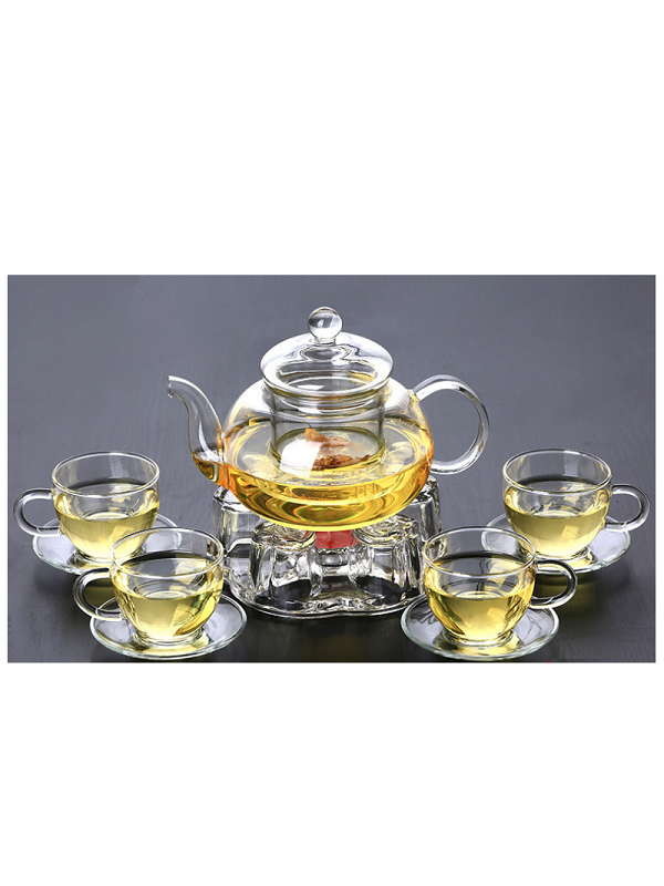 bộ ấm chén thủy tinh Zeno SET19