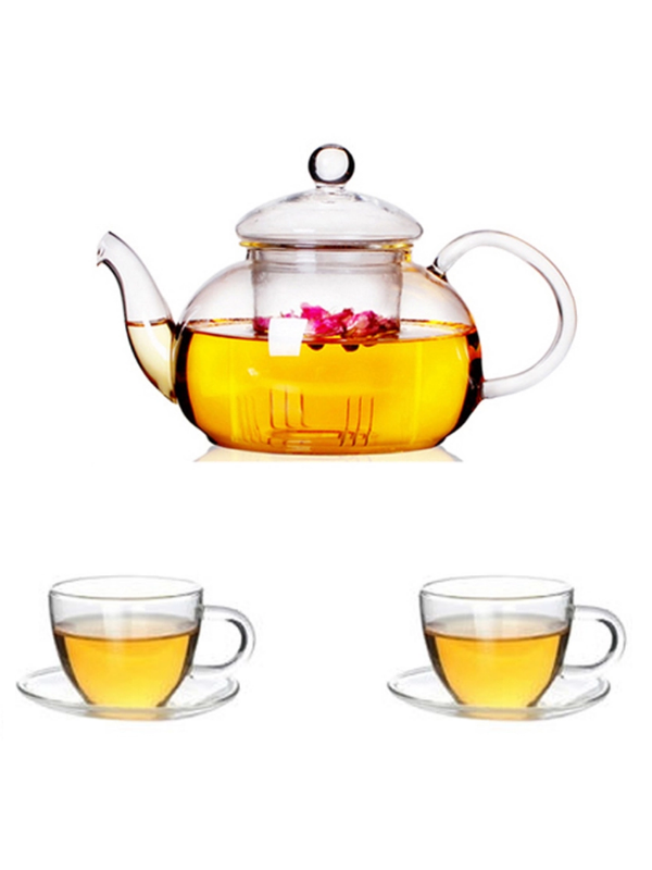 Bộ ấm chén thủy tinh Zeno SET26