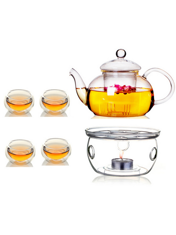 bộ ấm chén thủy tinh ZENO SET27