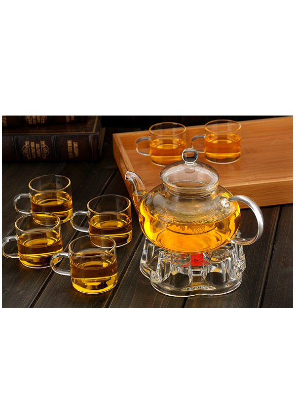 Bộ ấm chén thủy tinh ZENO SET43