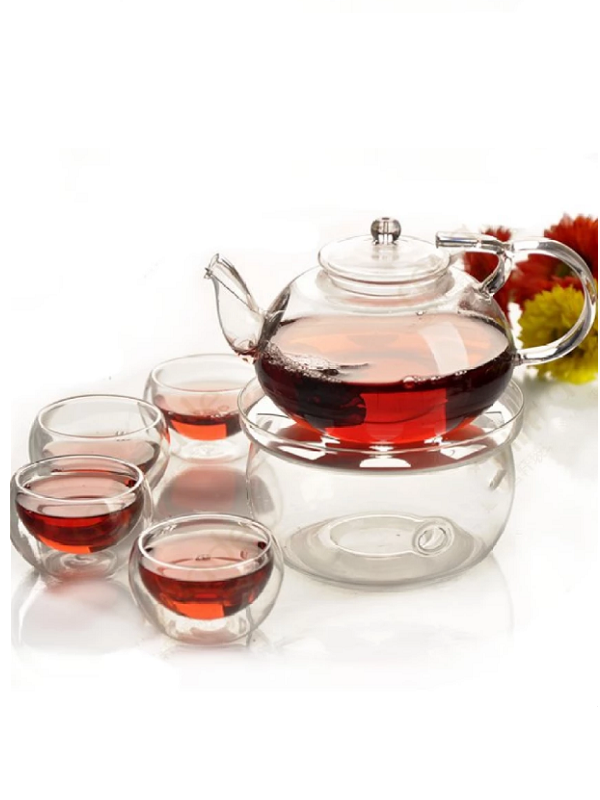 Bộ ấm chén thủy tinh Zeno SET44