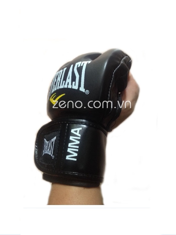 GĂNG TAY EVERLAST TẬP LUYỆN MMA HỞ NGÓN (ĐEN)
