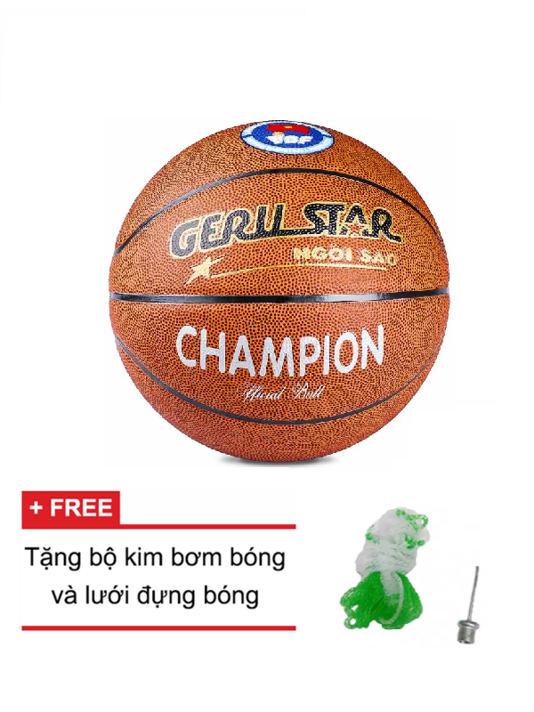 Quả bóng rổ da PVC GERUSTAR CHAMPION Size 7