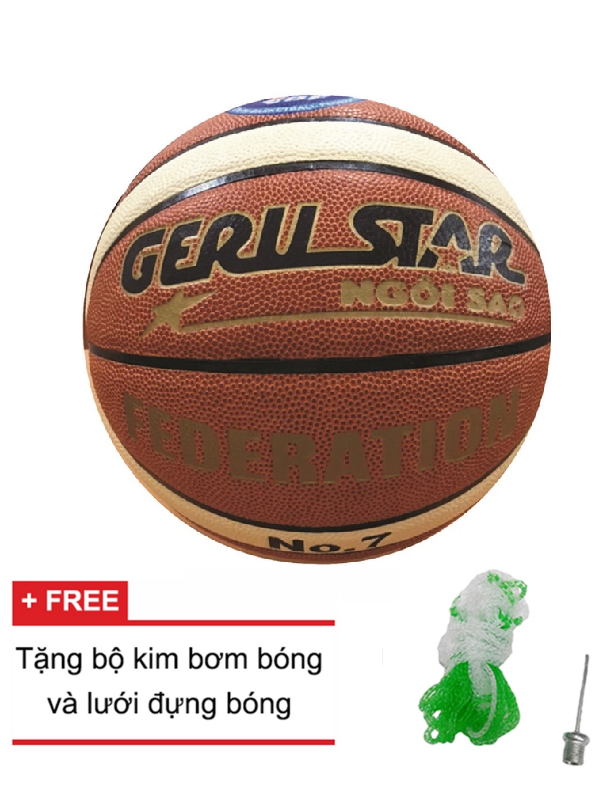 QUẢ BÓNG RỔ DA PU GERUSTAR FEDERATION SỐ 7