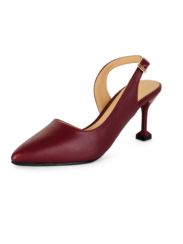 Giày nữ 7cm Rhea RH1004RD - Đỏ mận