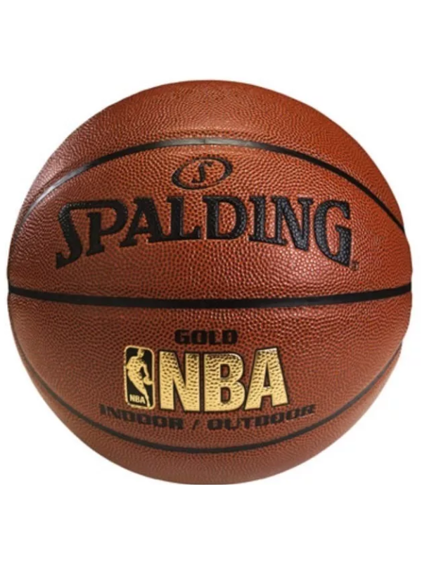 QUẢ BÓNG RỔ SPALDING NBA GOLD I/O (MÃ SỐ: 74-077Z)