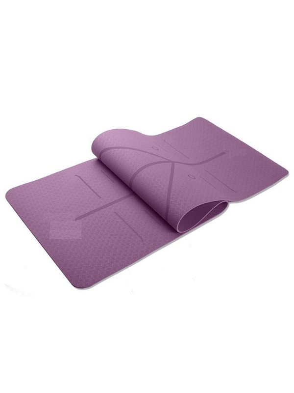 Thảm tập yoga TPE Zeno định tuyến 8mm (Tím)