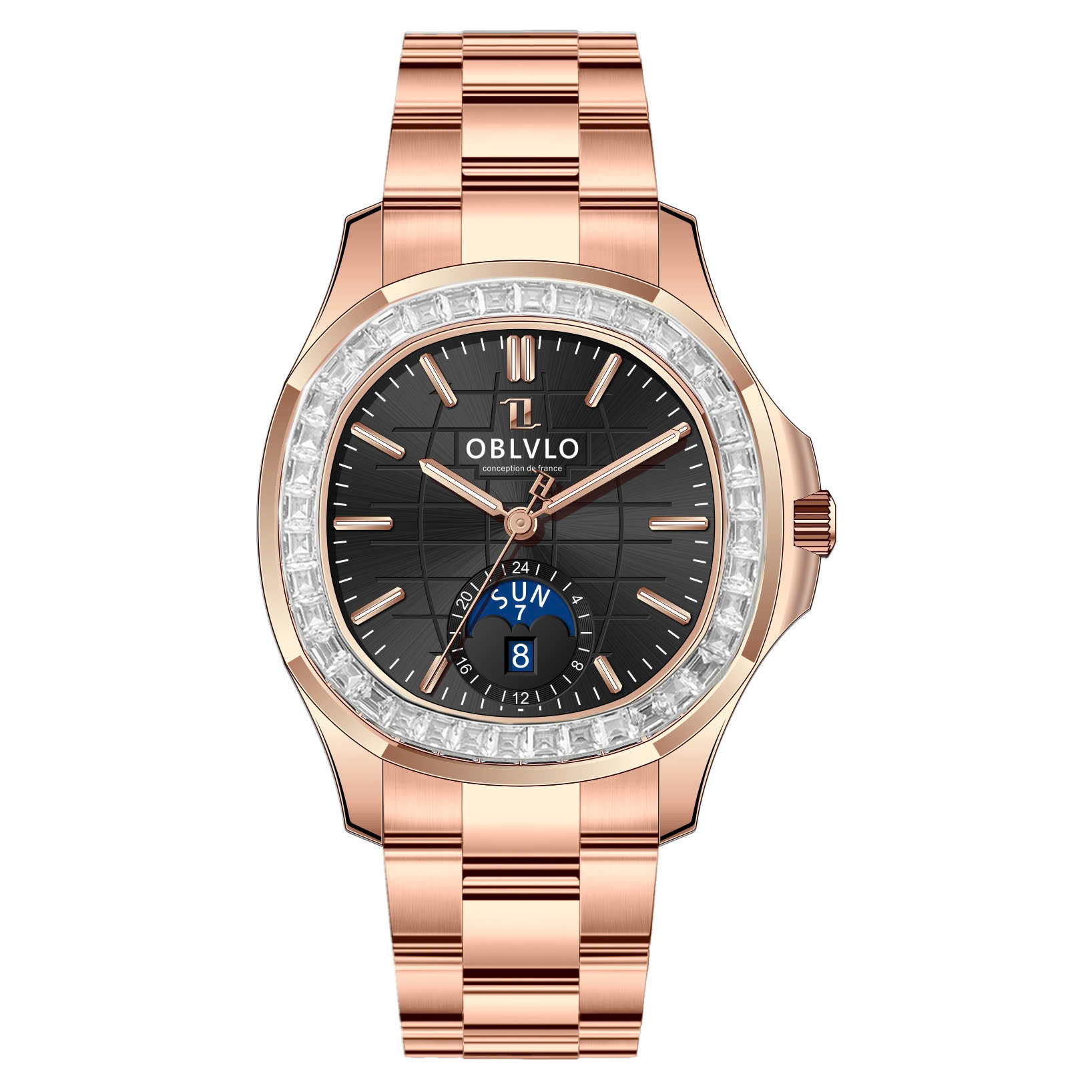 ĐỒNG HỒ NAM OBLVLO FM-SL-DD-D-PBPS