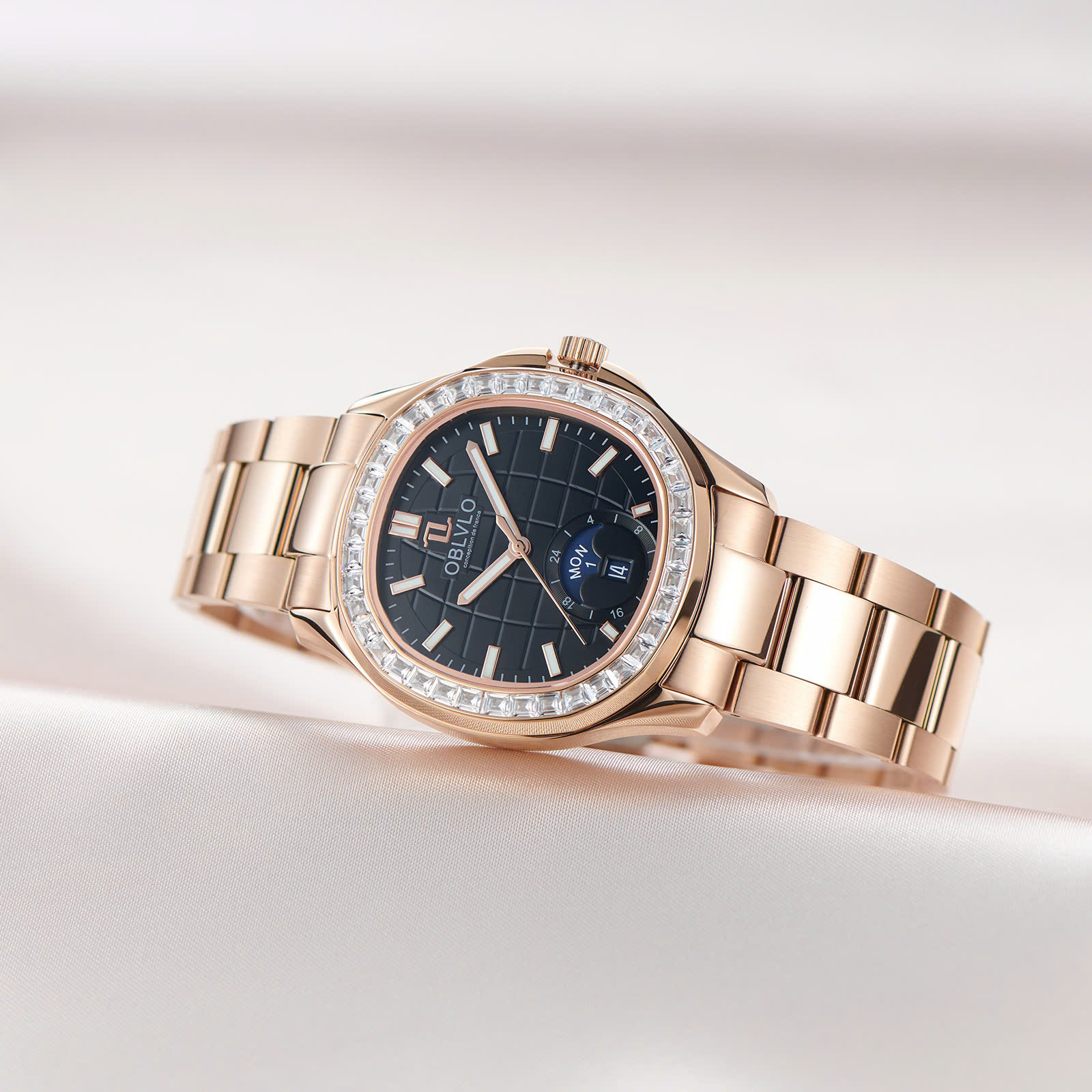 ĐỒNG HỒ NAM OBLVLO FM-SL-DD-D-PBPS