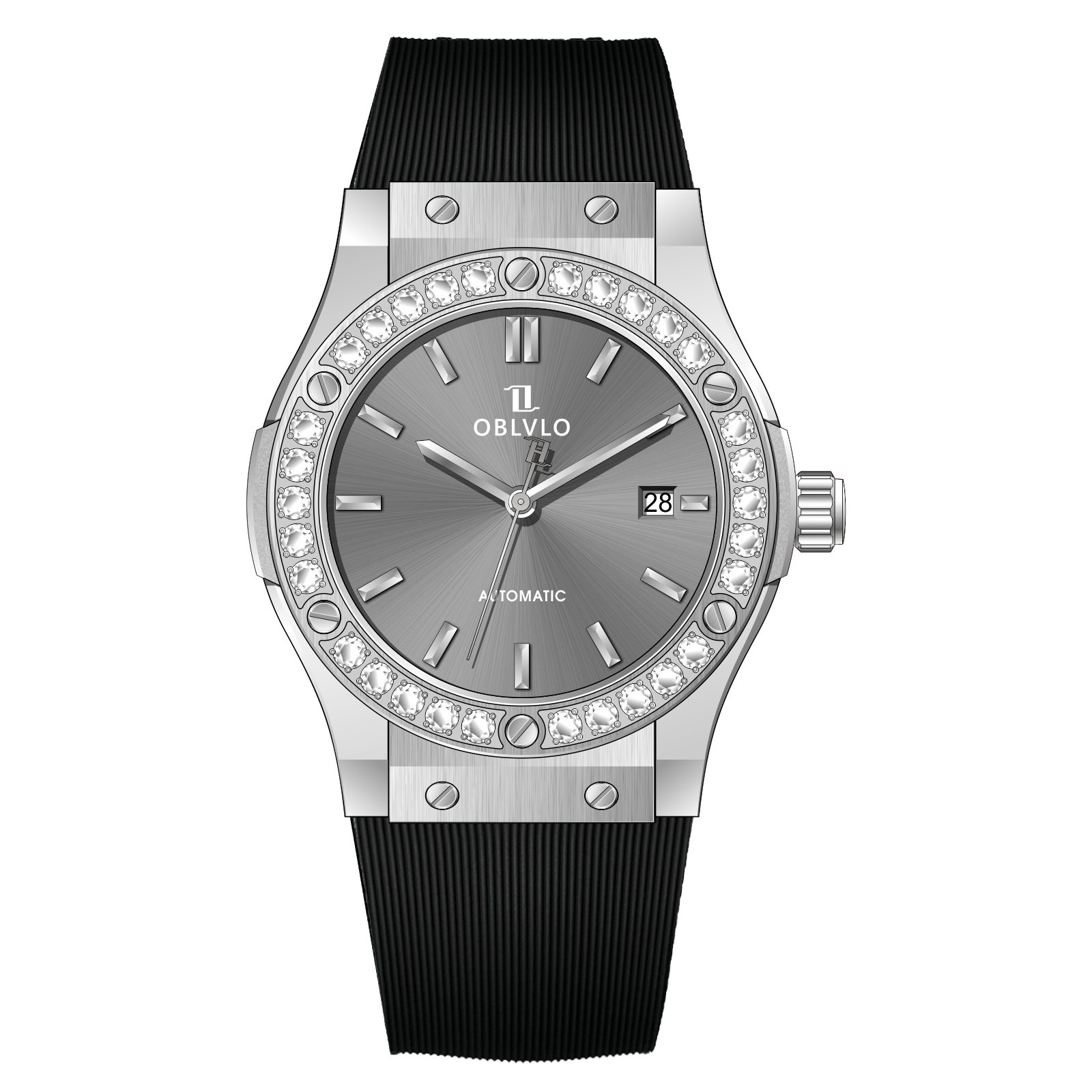 Đồng hồ nam Oblvlo HM-SIM-D-YHBR