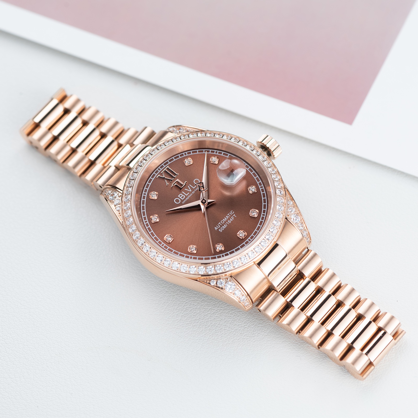 Đồng hồ nam Oblvlo RX-DJ-PHPS