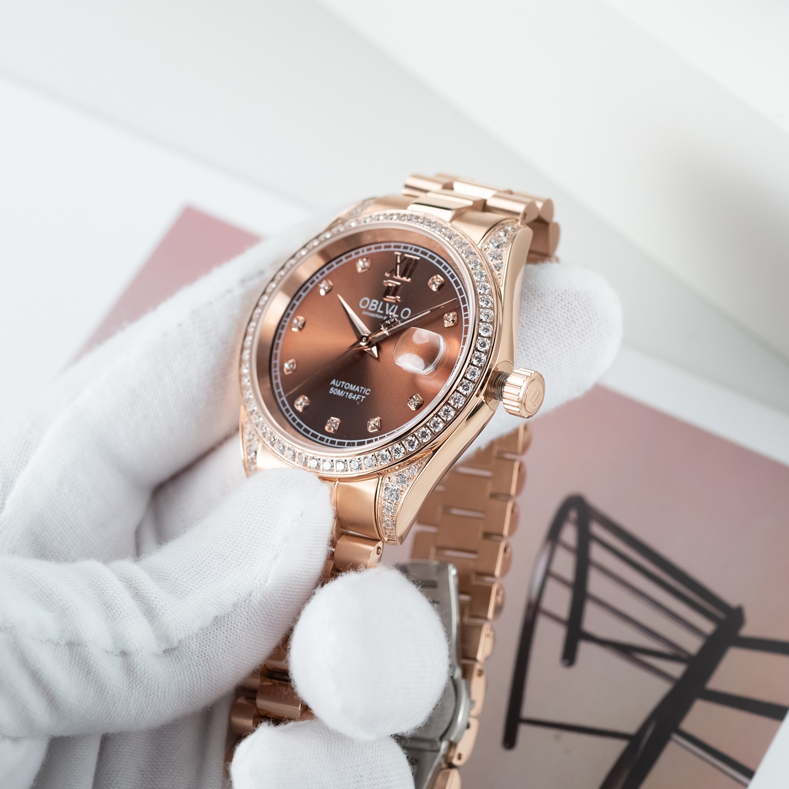 Đồng hồ nam Oblvlo RX-DJ-PHPS