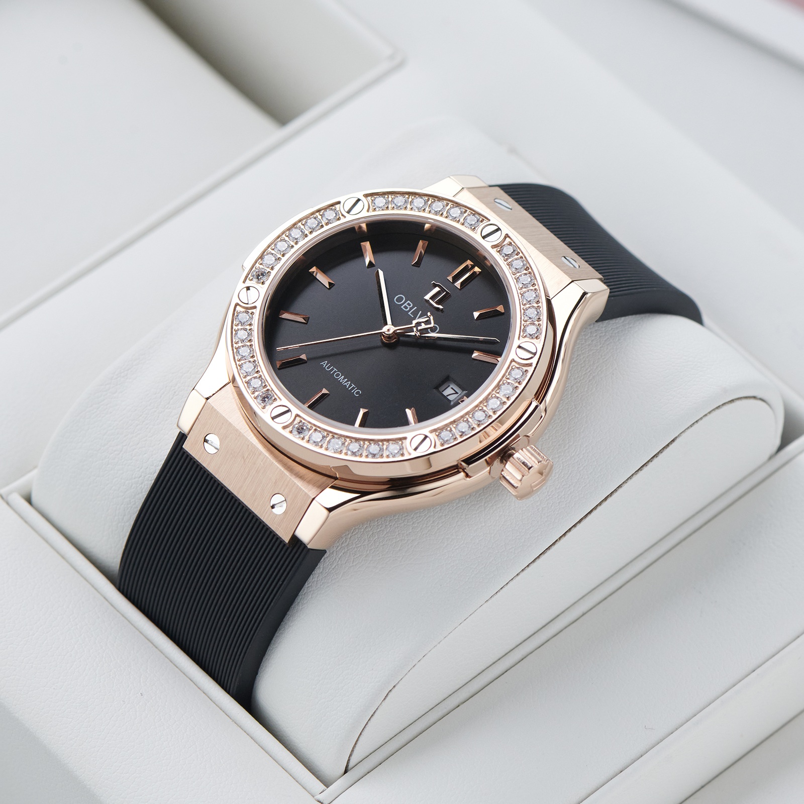 đồng hồ nam Oblvlo HM-SIM-D-PBBR