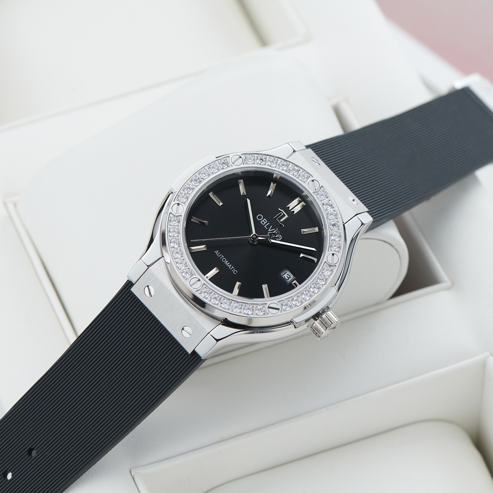 đồng hồ nam Oblvlo HM-SIM-D-YBBR