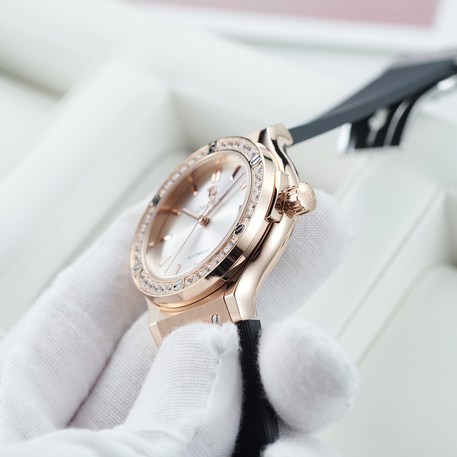 đồng hồ nam Oblvlo HM-SIM-D-PWBR