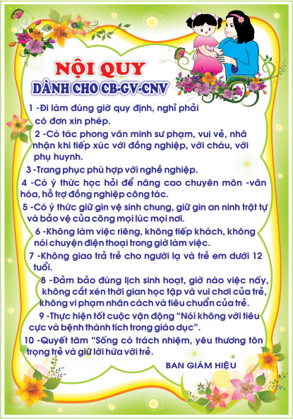 Nội quy CB-CNV