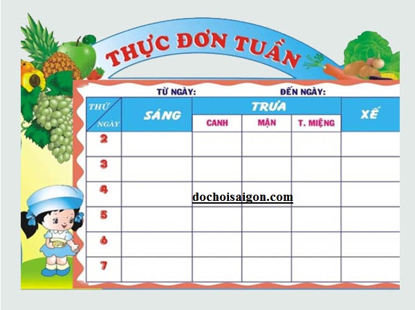 Thực Đơn Tuần