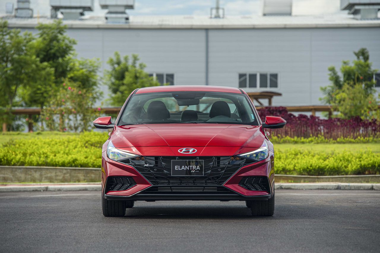 Thiết kế Elantra N Line mang đậm phong cách thể thao