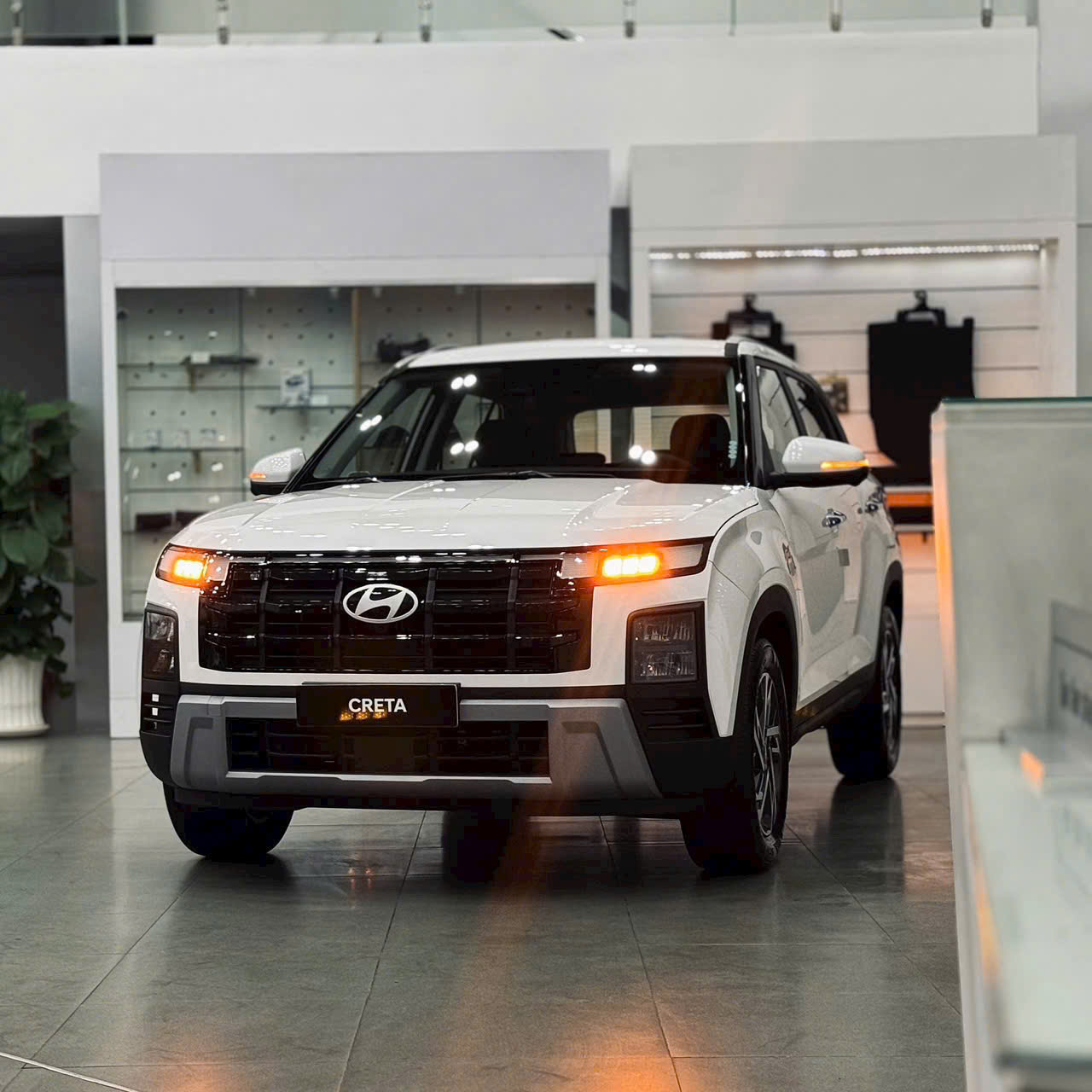 New Creta 2025 đặc biệt màu trắng