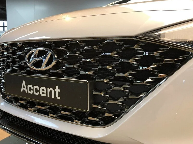 Lưới tản nhiệt của Hyundai Accent