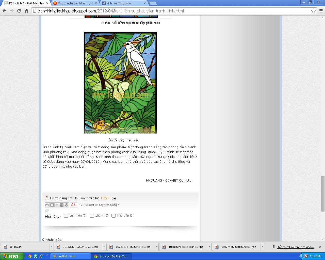 NHÁI TRANH KÍNH NHẬN GIẶC LÀM CHA