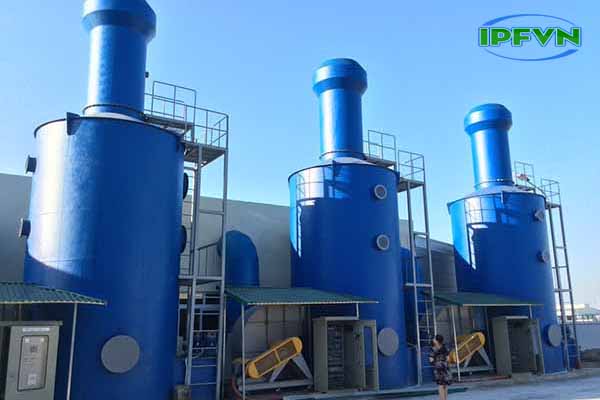 Tháp xử lý khí thải hấp thụ