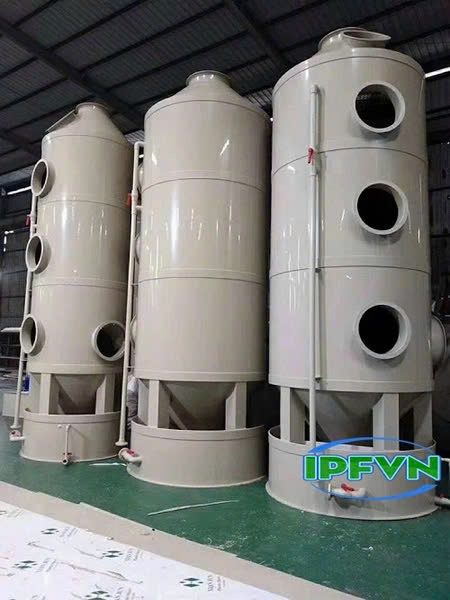 tháp hấp thụ khí thải
