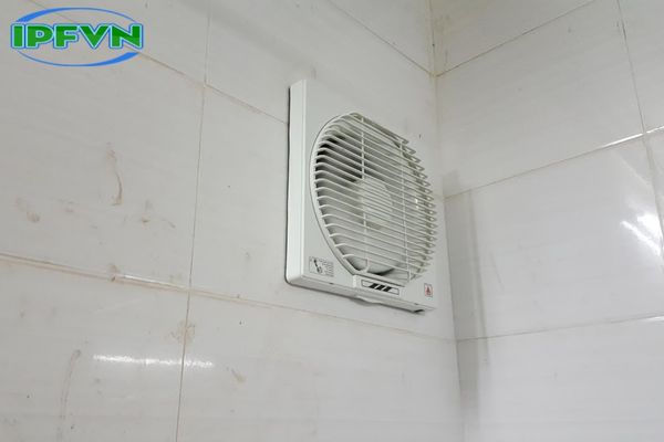 Những khu vực cần lắp đặt quạt thông gió gắn tường