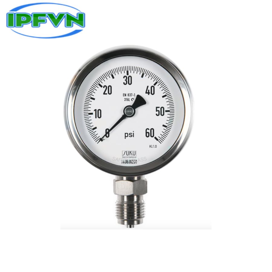 Cấu tạo của đồng hồ đo áp suất