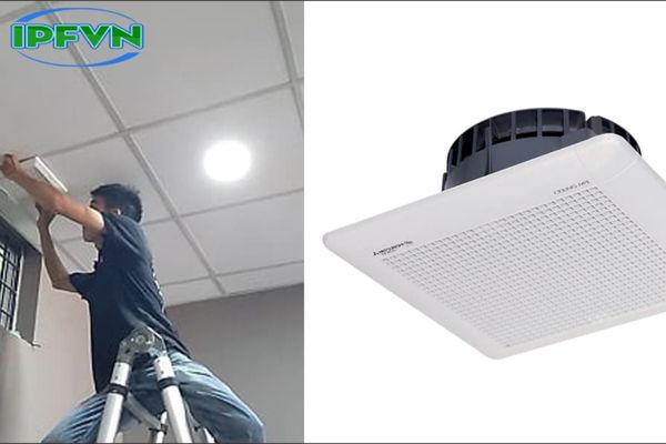 Bước 2: Xác định vị trí lắp đặt quạt thông gió