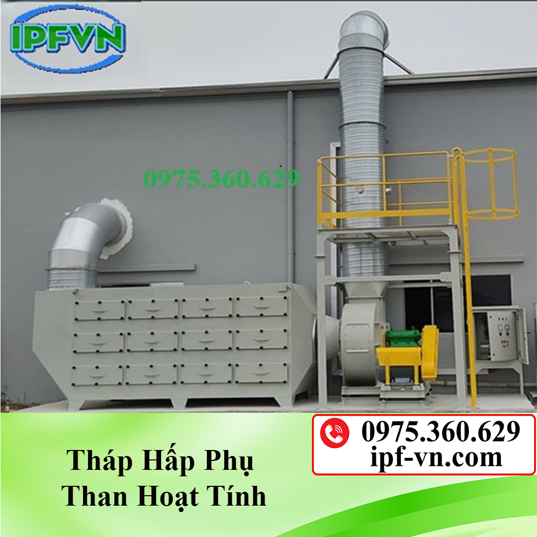 tháp hấp phụ khí thải