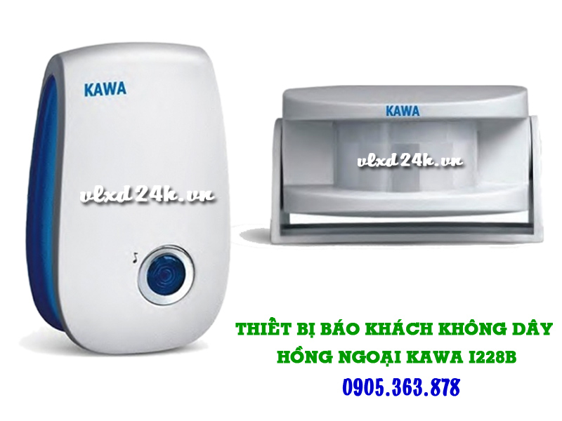 Thiết bị báo khách hồng ngoại không dây Kawa i228B