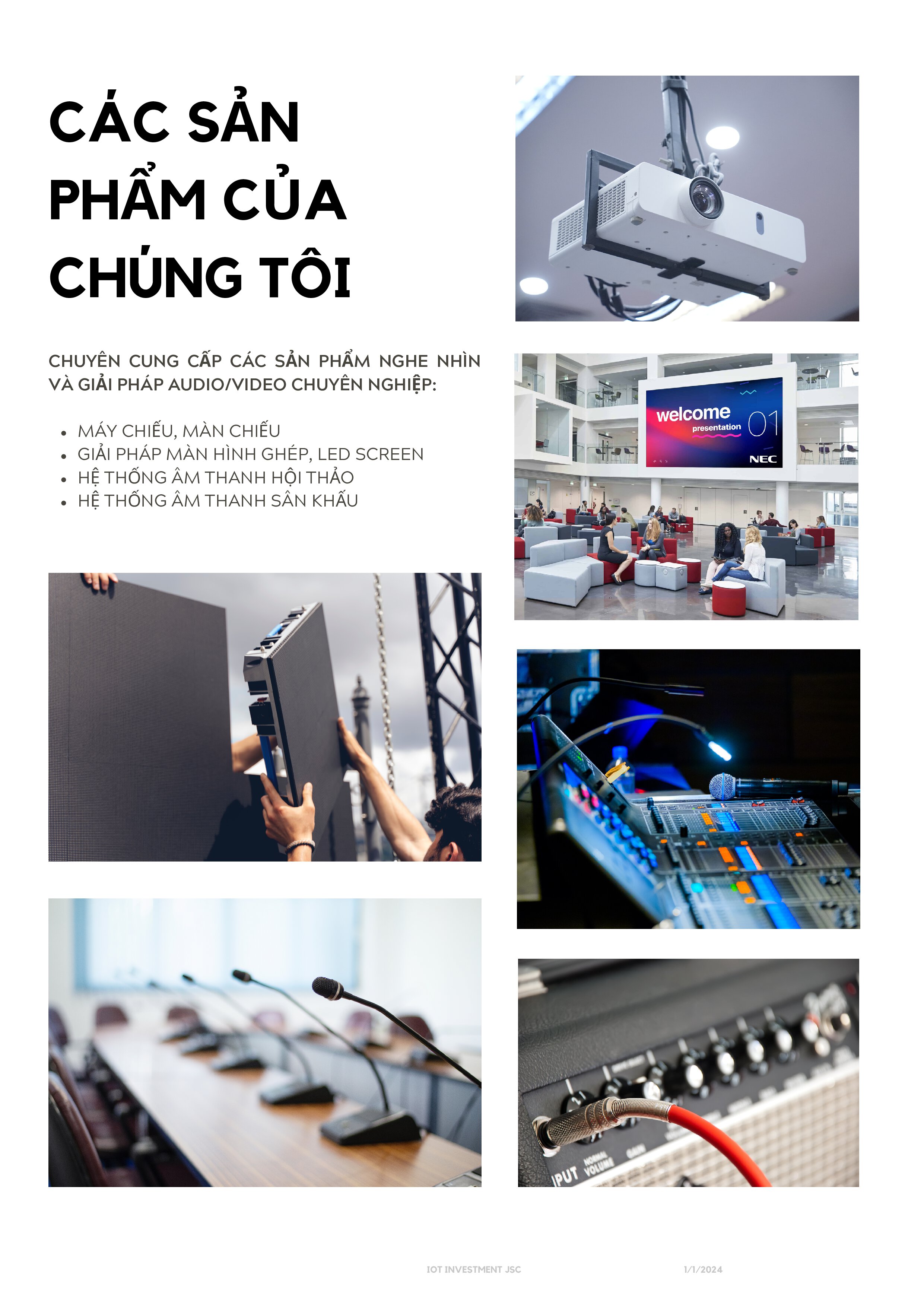 Các sản phẩm của IOT