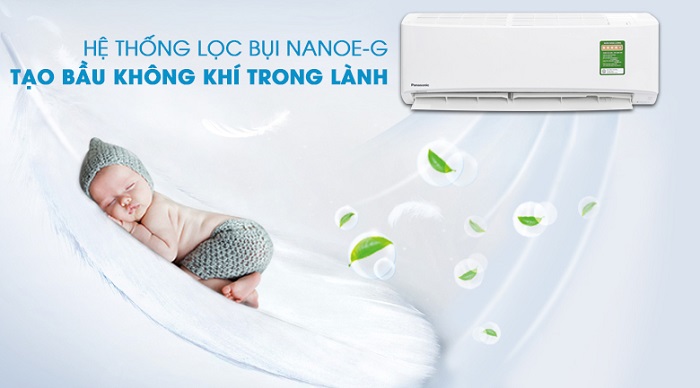 Bộ lọc Nanoe-G kháng khuẩn, khử mùi