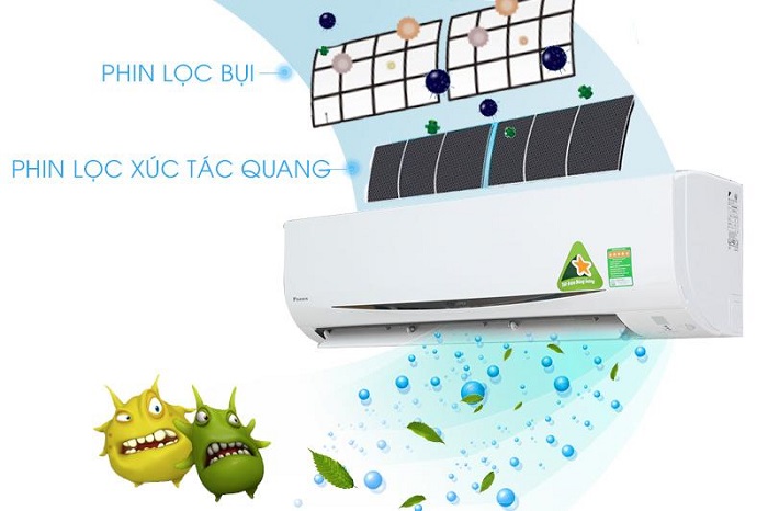 phin lọc xúc tác quang