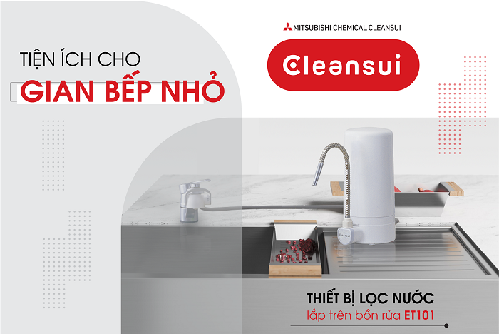 thiết bị lọc nước trên bồn rửa ET101