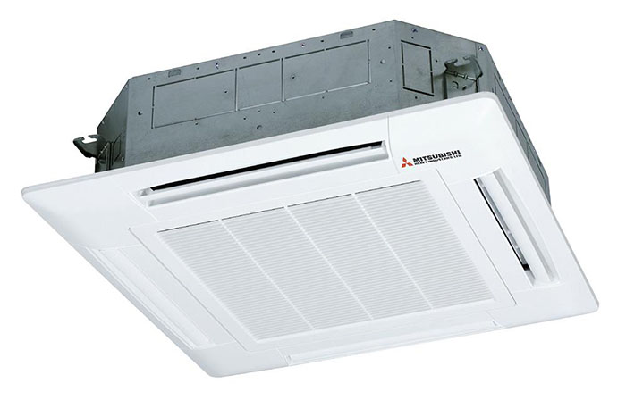 Dàn lạnh âm trần cassette Mitsubishi Multi 2 Chiều Inventer 48.000 btu FDT140VG/T-PSA-5AW-E