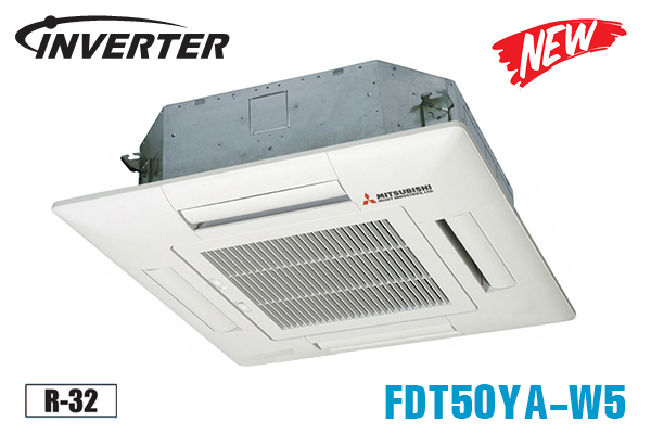 Điều hòa Âm trần Cassette Mitsubishi 1chiều Inventer 18.000 Btu FDT50YA-W5/FDC50YNA-W5