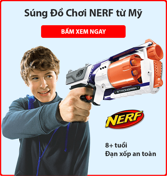 mua súng nerf giá rẻ nhất Việt Nam