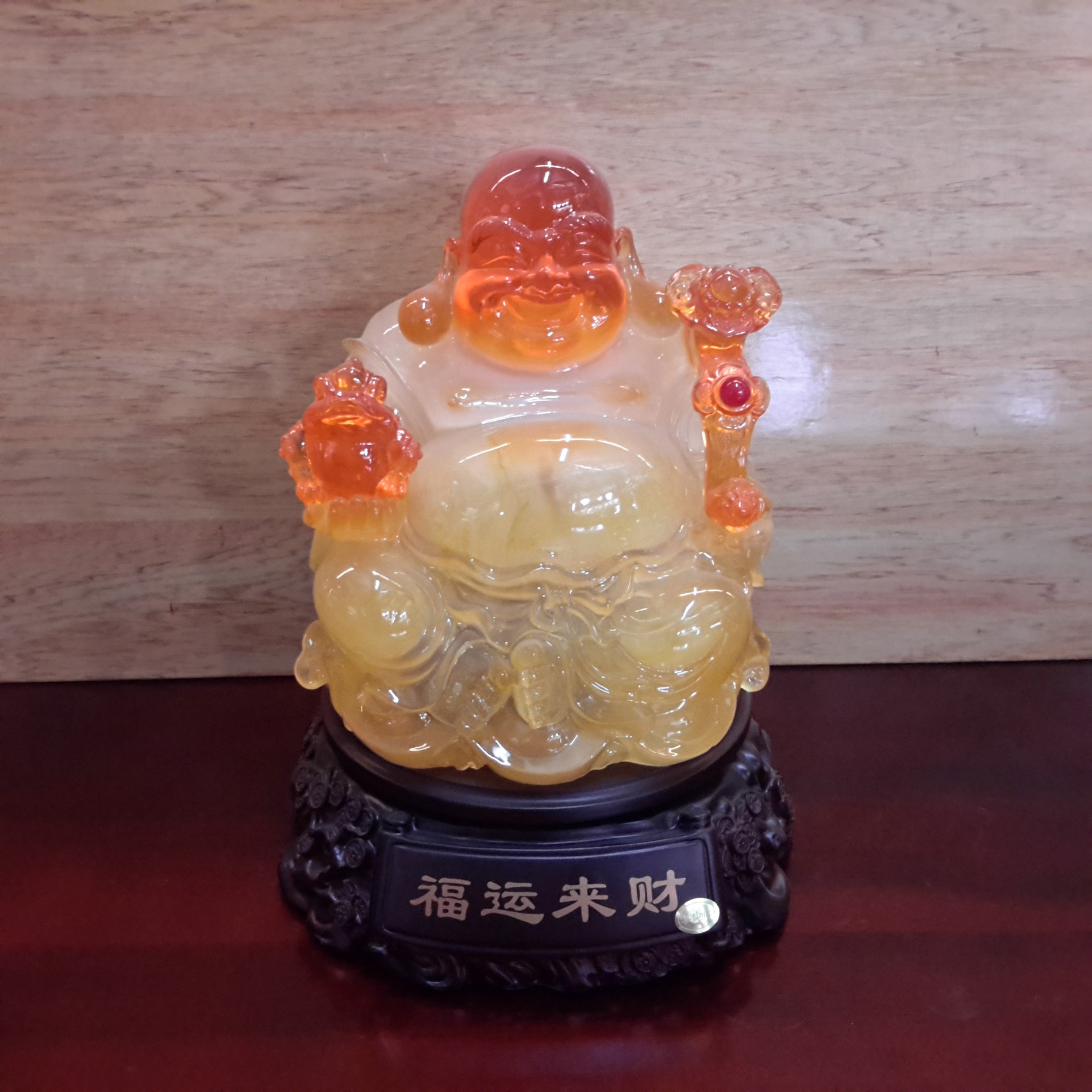 Phật Di Lặc cầm gậy Như Ý - DL103