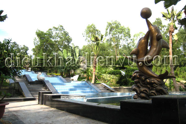 tiểu cảnh khu vui chơi