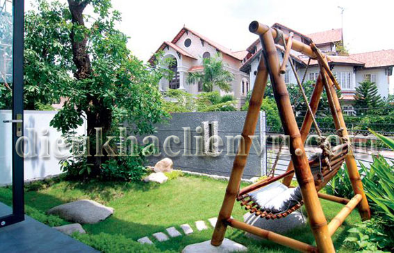 tiểu cảnh vườn nhà phố